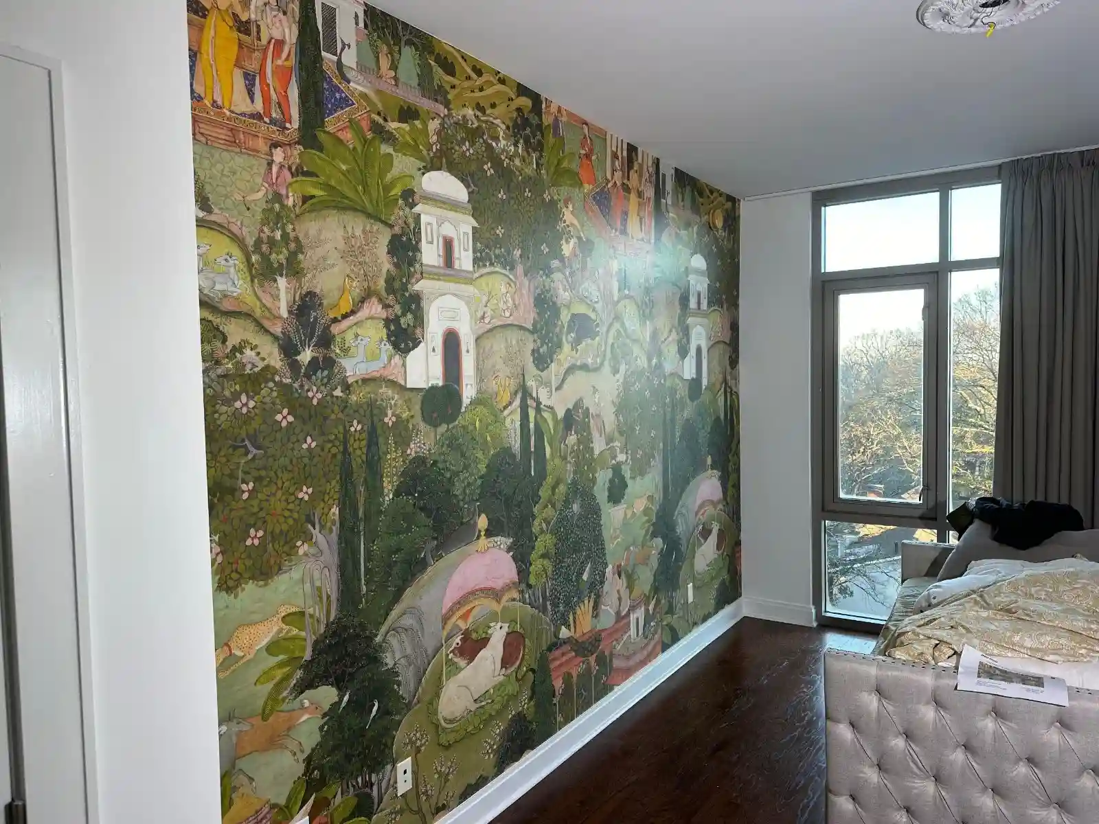 Grasscloth wallpaper installation Texas