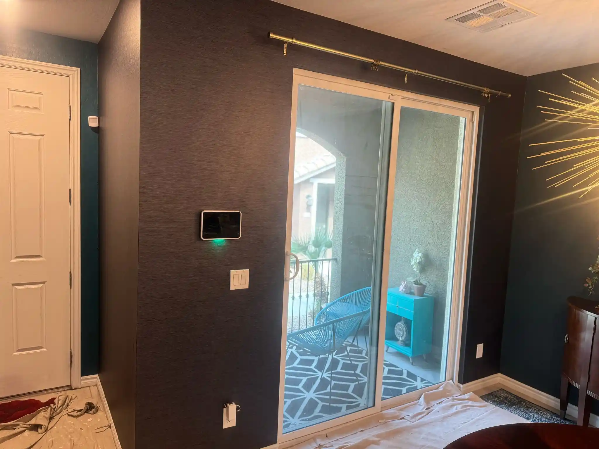 Commercial mural wallpaper installation Plano TX