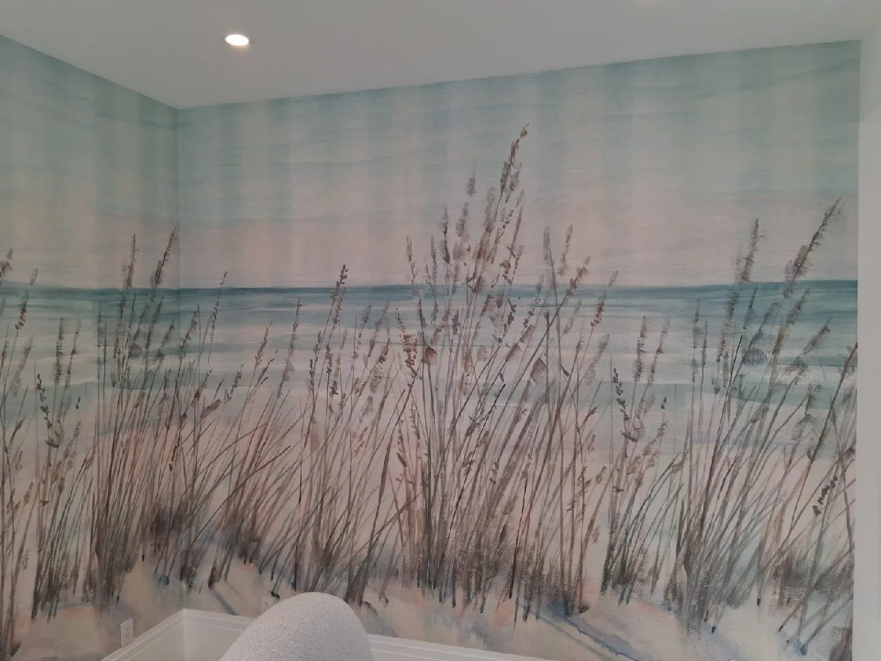 Commercial wallpaper installation office Dallas TX